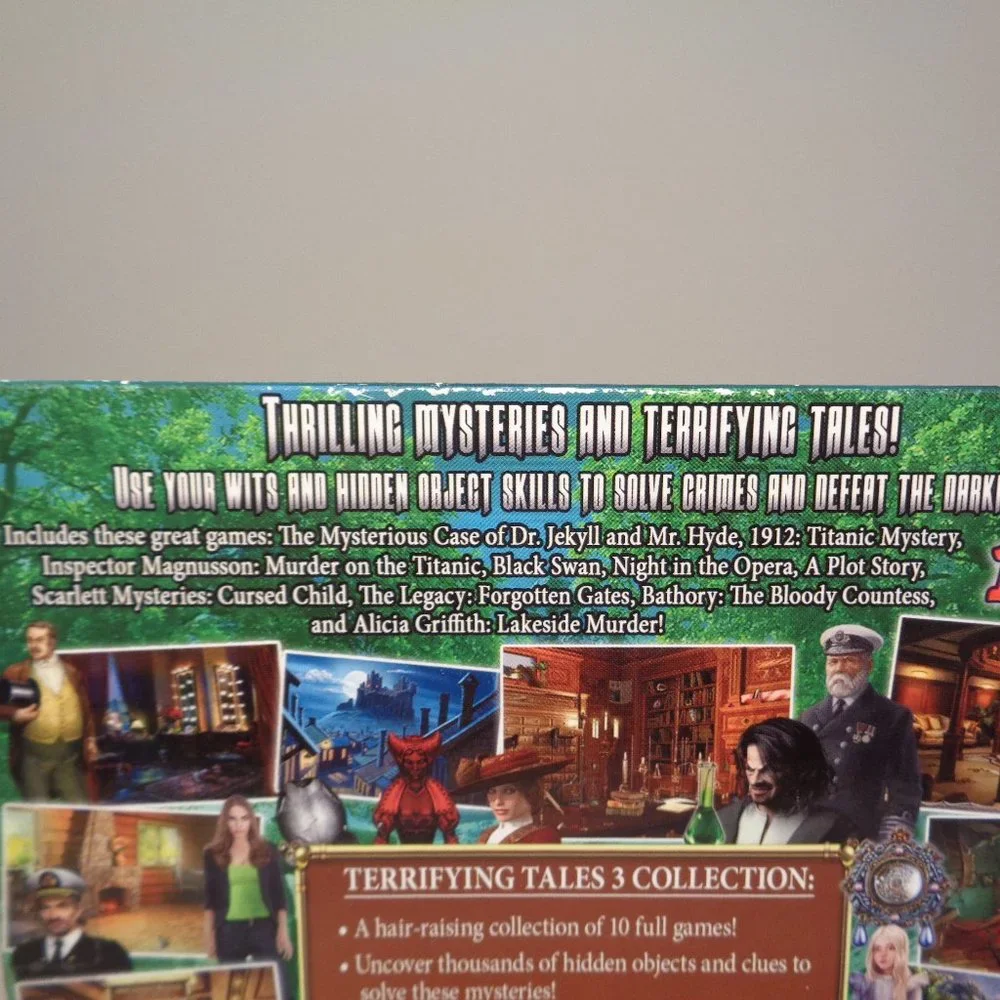 TERRIFYING TALES 3 / 10 Game Mega Pack New PC DVD-ROM Video Game